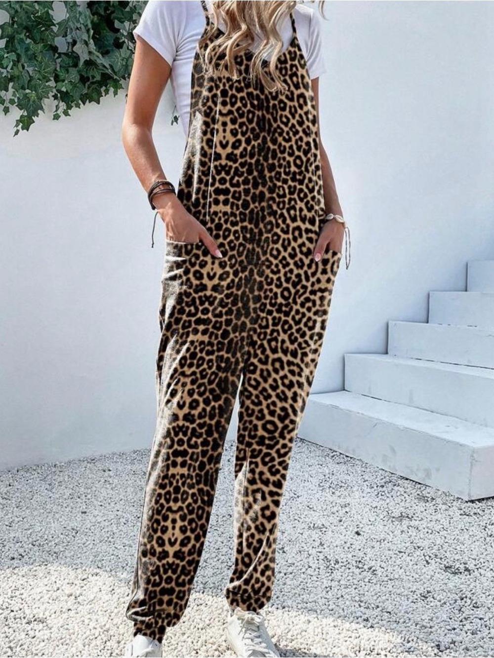 SHEIN Leopard Print Jumpsuit